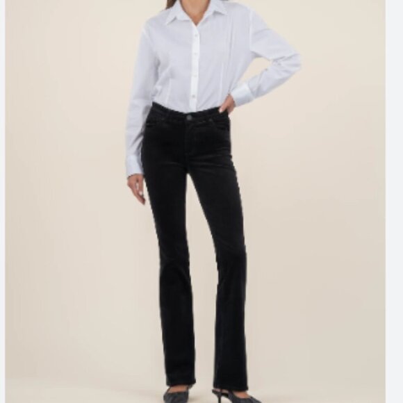 Kut from the Kloth Black Karen Baby Bootcut Cords Size 6‎ - Picture 1 of 4